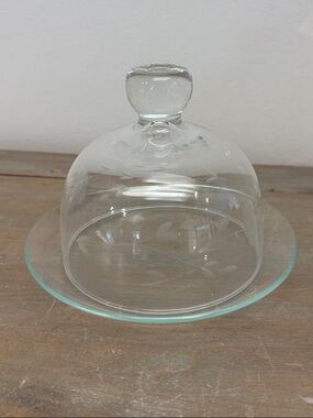 Princess House Heritage Butter/Cheese Domed Dish